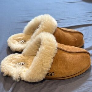 UGG Tan Sheepskin Slippers